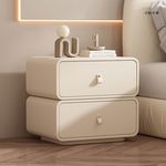 Bedroom Furniture Simple Modern Design European Light Luxury Customized Wholesale Price Solid Wood Nightstand Bedside Table