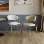 Nordic Modern Style Solid Wood Dining Chair with Cushion and Backrest Home Furniture for Entryway Decor