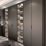 Modern Adjustable Freestanding Wooden Wardrobes for Home Furniture Living Room Villa or Hotel Rooms