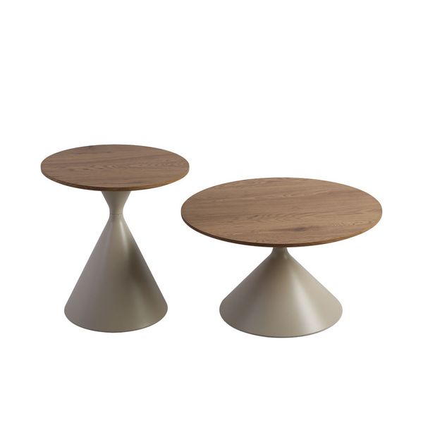 Nordic Minimalist Sand And Sand Leaky Coffee Table, Modern Living Room Center, Easily Enhancing Home Taste