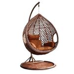 Backyard Swing Hanging Chair Garden Single Seat Adults Swing Egg Chair for Sale