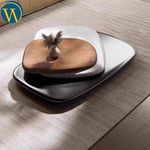 Rotating Coffee Table Italian Designer Creative Floating Large Household High-end Wood Tea Table Factory Direct Sales