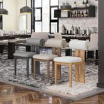 Mid-Century Modern Retro Solid Wood Dining Chair Simple Nordic Designer Hotel & Restaurant Leisure Makeup Chair