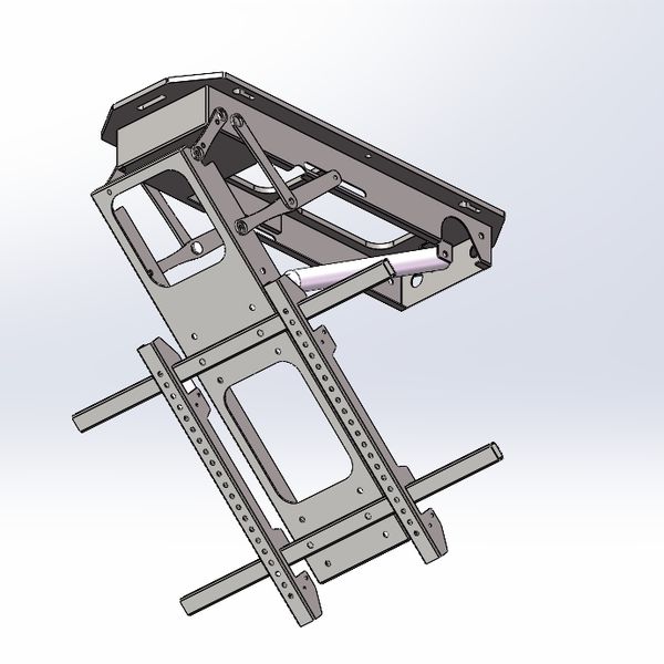 Electric Smart Modern Rotatable TV Lift Stand Motorized Ceiling TV Stand